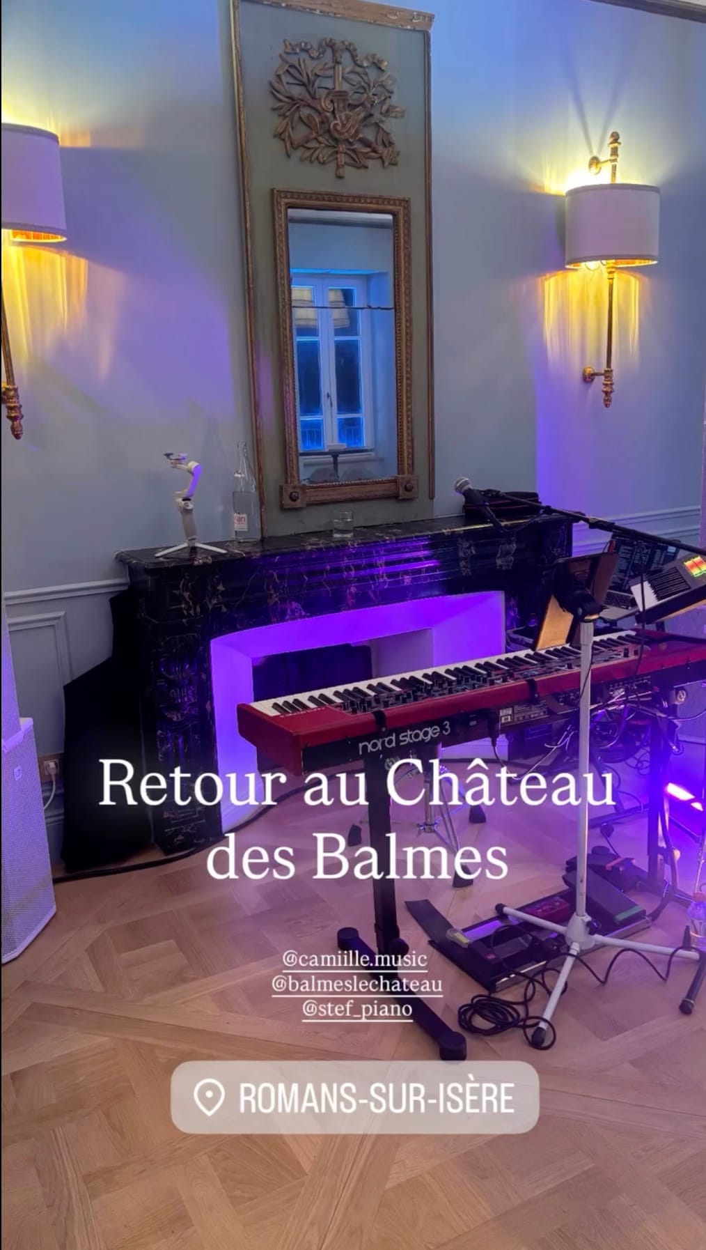 Musicien Chateau des Balmes Romans